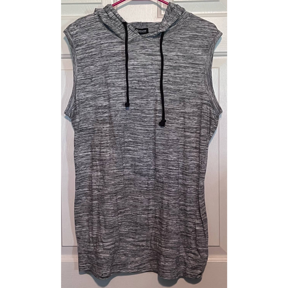 OT Revolution Men's Sleeveless Hooded Shirt Size M 29" Long x 20" Pit to Pit